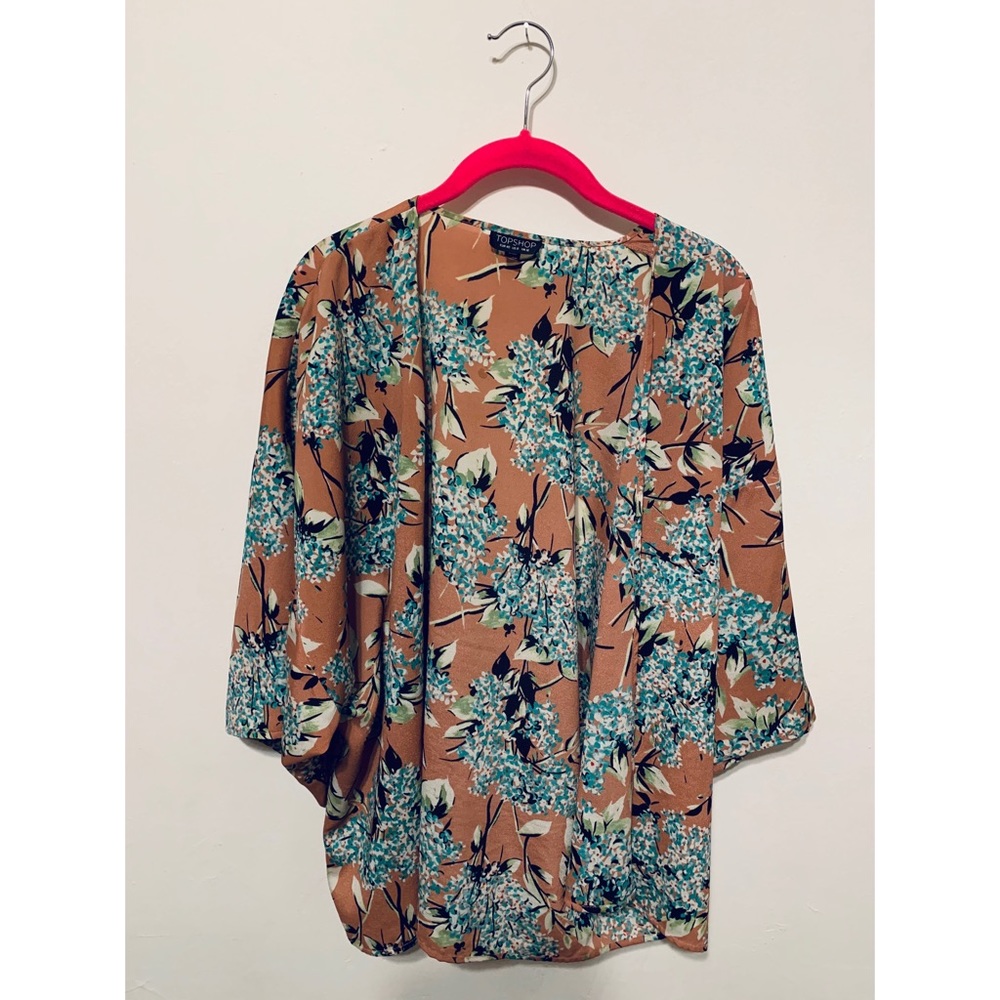 Pink Floral Topshop Kimono